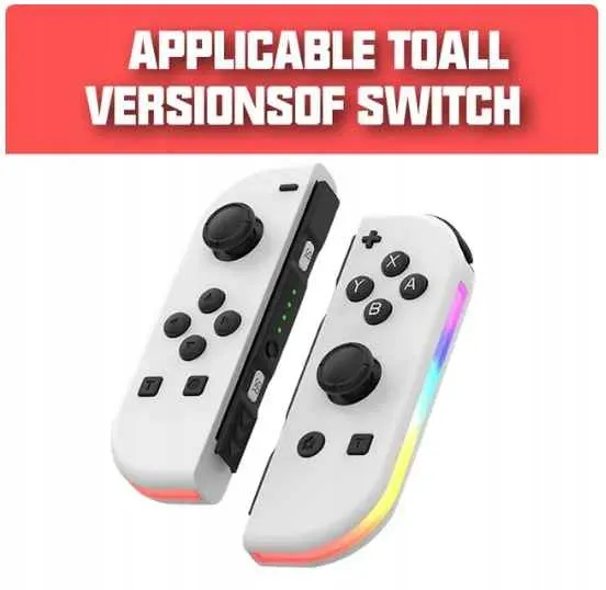 Kontroler NINTENDO Switch Joy-Con Pair PAD BIAŁY 2 szt. LED, FILM