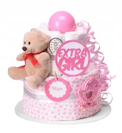 tort-z-pieluch-2-mis-pampers-prezent-chrzest