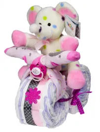 rowerek-slonik-tort-z-pieluch-pampers-4-prezent