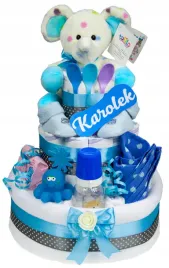 duzy-tort-slonik-z-pieluch-pampers-55-szt-prezent