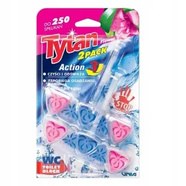 tytan-action-3-flower-kostka-wc-2x40g