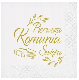 serwetki-biale-pierwsza-komunia-swieta-zloty-nadruk-biblia-ihs-33cm-20szt