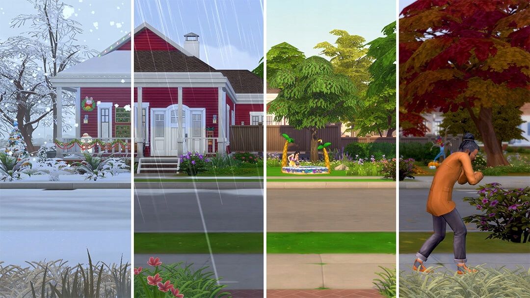 The Sims 4 Cztery Pory Roku GRA THE SIMS 4 CZTERY PORY ROKU PC NOWA W FOLII - ERLI.pl
