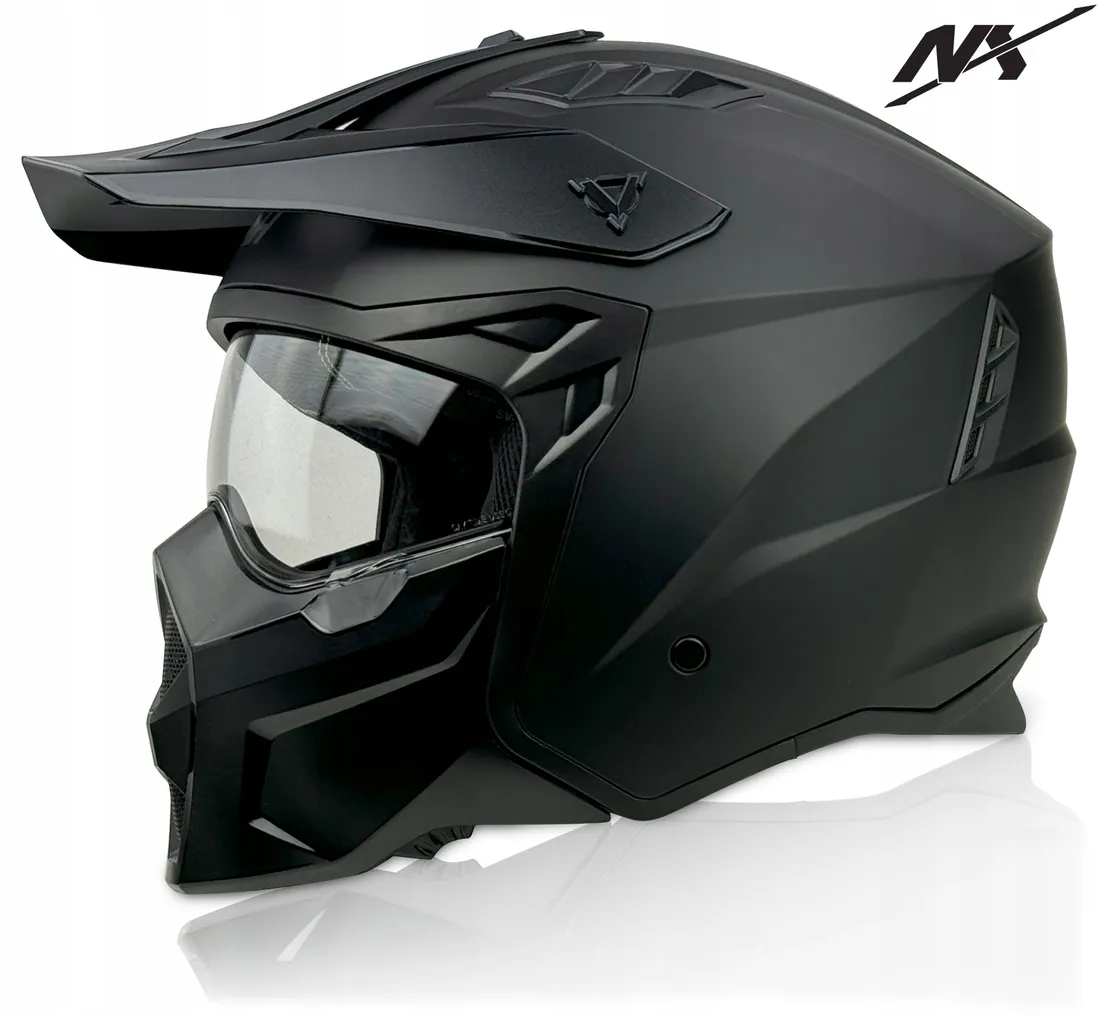 ① maru！ KASK MOTOCYKLOWY OTWARTY SKUTER CHOPPER NAXA S31 r.L Z