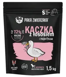 hipoalergiczna-karma-dla-szczeniat-paka-zwierzaka-kaczka-i-losos-15kg