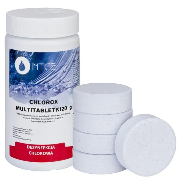 ntce-chlor-do-basenu-tabletki-do-basenu-multifunkcyjne-10w1-20g-biale-stan-nowy-marka-ntce