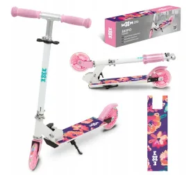 hulajnoga-skladana-skipo-floral-kola-led-120-mm