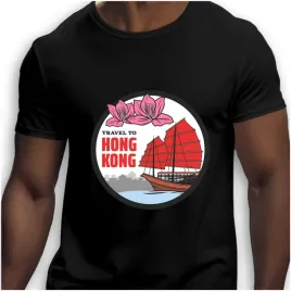 koszulka-meska-czarna-nadruk-travel-to-hong-kong-4xl