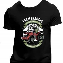 koszulka-meska-czarna-nadruk-farm-tractor-4xl