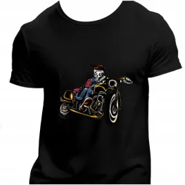 koszulka-meska-czarna-nadruk-szkielet-na-motorze-3xl