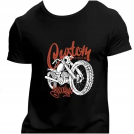 koszulka-meska-czarna-nadruk-custom-bikes-4xl
