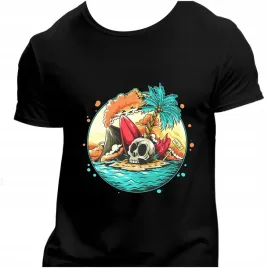 koszulka-meska-czarna-nadruk-skeleton-surfer-3xl