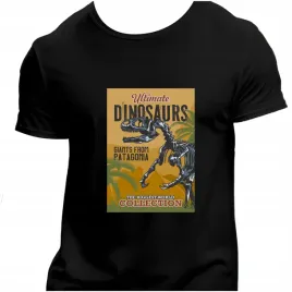 koszulka-meska-czarna-nadruk-ultimate-dinosaurs-5xl