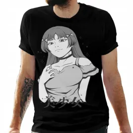 koszulka-meska-czarna-z-nadrukiem-anime-bishojo-xxl