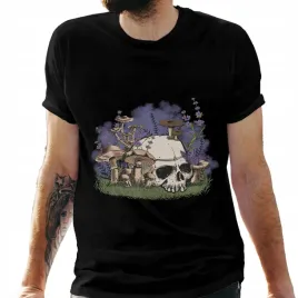 koszulka-meska-czarna-z-nadrukiem-mushroom-revelin-m