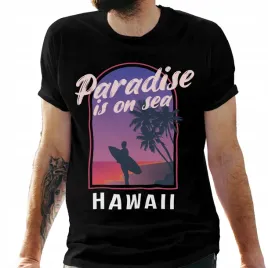 koszulka-czarna-meska-z-nadrukiem-raj-jest-na-morzu-na-hawajach-xl