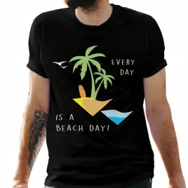 koszulka-czarna-meska-z-nadrukiem-kazdy-dzien-jest-dniem-plazy-5xl