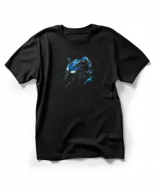 koszulka-meska-czarna-nadruk-motocykl-rozmiar-xl