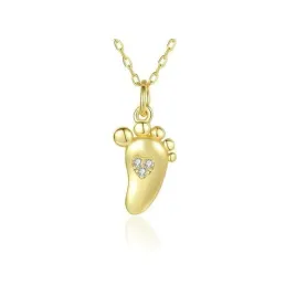 naszyjnik-zloty-stopka-dziecka-cyrkonie-pozlacane-srebro-925-woreczek