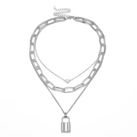 naszyjnik-klodka-serce-potrojny-srebrny-celebrytka