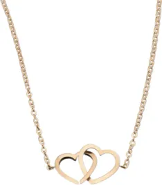 bransoletka-celebrytka-rozowe-zloto-2-serca-serduszko-stal