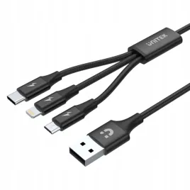 unitek-przewod-ladujacy-usb-3-w-1-czarny-c14049bk