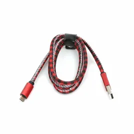 kabel-micro-usb-platinet-1m-krata-red