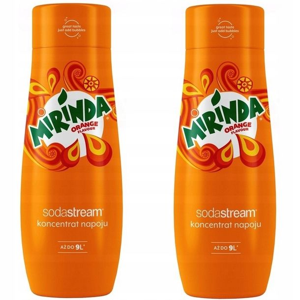 SYROPY MIRINDA SODASTREAM x2 440ml