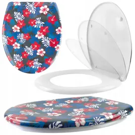 deska-wc-wolnoopadajaca-sedesowa-klozetowa-kolorowa-wzory-kwiaty-flowers