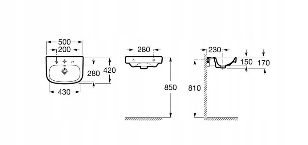 roca-umywalka-debba-50cm-scienna-a325996000