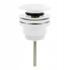 korek-do-umywalki-klik-klak-mosiezny-bialy-white