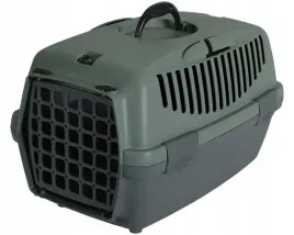 zolux-transporter-gulliver-1-dla-psa-kota-szary-zielony-m-32x48x31cm