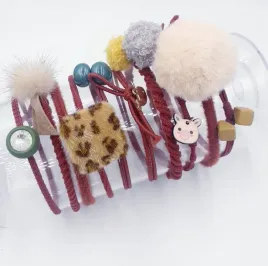 zestaw-gumek-do-wlosow-w-pudelku-sweety-bordowe-ginger