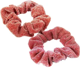 scrunchie-gumka-do-wlosow-rozowa-frotka-blyszczaca