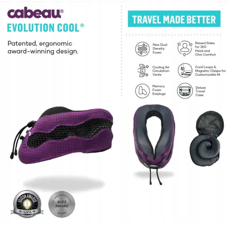 poduszka-podrozna-cabeau-tp-evolution-cool-fioletowa