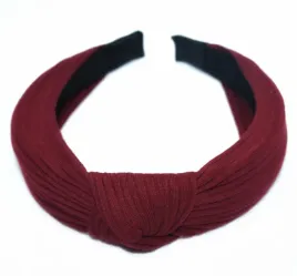 opaska-do-wlosow-turban-wezel-bowknot-stripes-prazki-bordowa