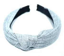 opaska-do-wlosow-turban-wezel-bowknot-twarda-stripes-prazki-szara