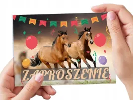 zaproszenie-konie-na-urodziny-dziecka-koperta-gratis