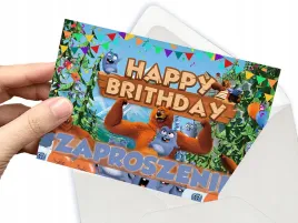 zaproszenie-grizzy-i-lemingi-na-urodziny-dziecka-koperta-gratis