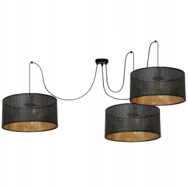 lampa-wiszaca-sufitowa-spider-azurowy-abazur-z-dziurkami-30cm-e27-led-gold