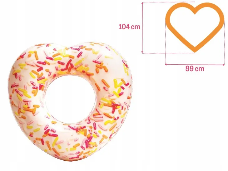 kolo-do-plywania-donut-serce-marka-intex