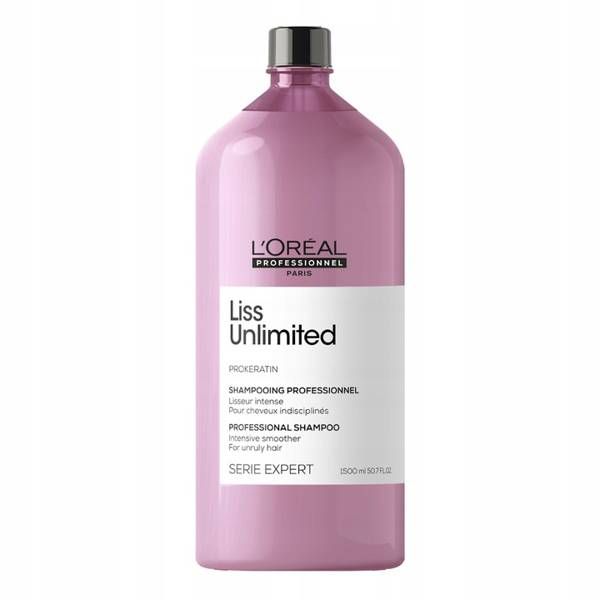 Фото - Шампунь Liss ﻿Loreal  Unlimited Szampon wygładzający do włosów niesfornych 1500ml 