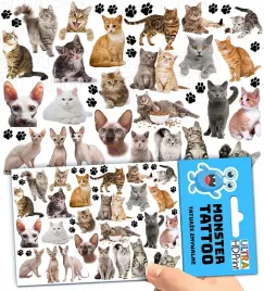 tatuaze-zmywalne-tymczasowe-dla-dzieci-dzieciece-koty-wzory-oryginalne