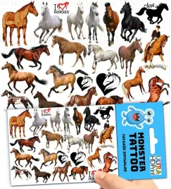 tatuaze-zmywalne-tymczasowe-dla-dzieci-dzieciece-konie-wzory-oryginalne