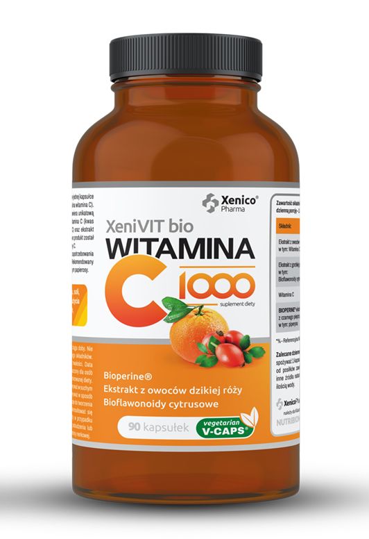 Xenico XeniVIT bio Witamina C 1000 - Naturalna witamina C bez dodatków, kon