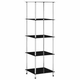 5-poziomowy-regal-czarny-40x40x130-cm-szklo-hartowane