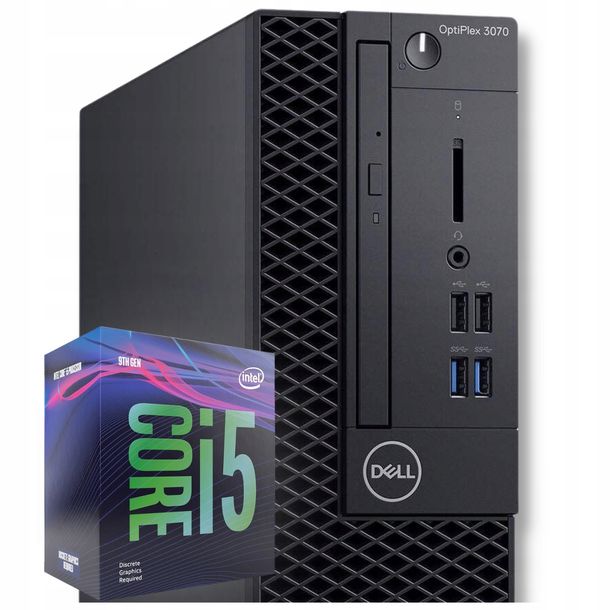 Komputer PC Dell Optiplex 3070 I5-9500 16GB DDR4 512GB NVMe Windows 11 Pro