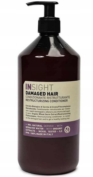 Фото - Шампунь INSIGHT ﻿ DAMAGED HAIR ODŻYWKA ODBUDOWUJĄCA 900ml 