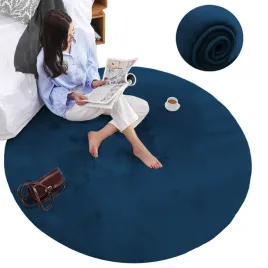dywan-okragly-rabbit-futro-krolika-antyposlizgowy-miekki-loft-90x90