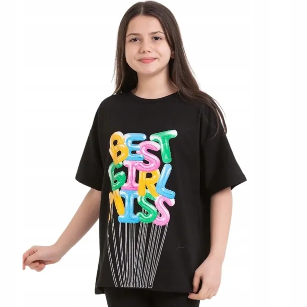 bluzka-t-shirt-dziewczecy-bawelna-11-12-lat